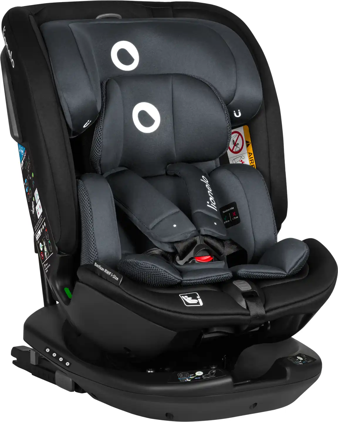 Автокрісло Lionelo Bastiaan RWF i-Size Grey Stone